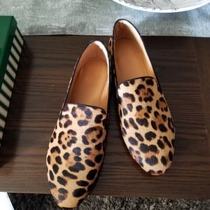 JCrew leather fur, new, never worn